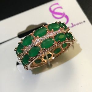 Savvy Cie Jewelry - NWOT - Savvy Cie CZ Double Eternity Savvy Cie Jewelry - NWOT - Savvy Cie CZ Double Eternity
